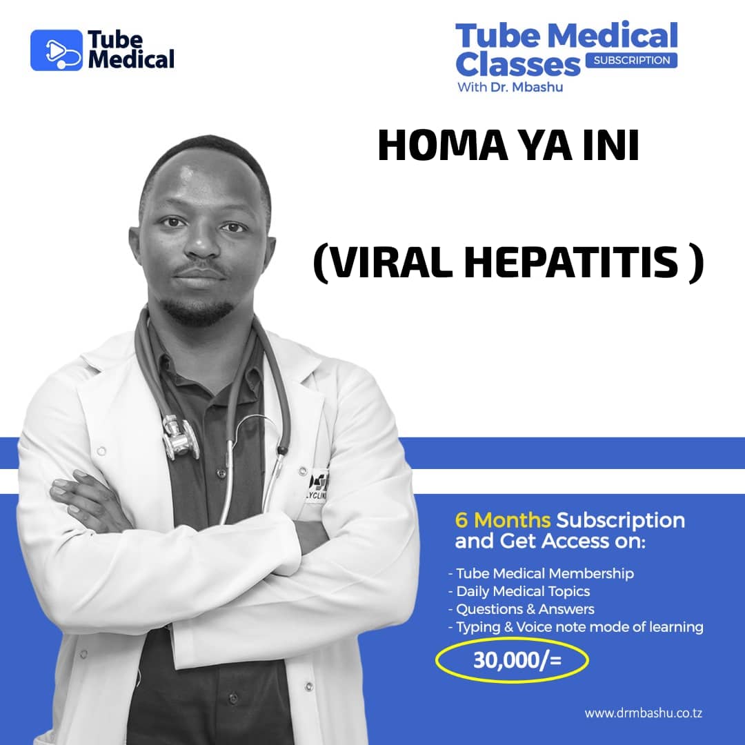 HOMA YA INI (VIRAL HEPATITIS). Medical Consultancy Tanzania, Health Services Tanzania, Medical Clinics Dar es Salaam, Healthcare Providers Tanzania, Medical Consultation Online Tanzania, Home Medical Visits Tanzania, Full Body Check-up Tanzania, Health Talks Tanzania, Workplace Health and Safety Tanzania, Medical Tourism Tanzania, Common Health Concerns, Diabetes Management Tanzania, Hypertension Treatment Tanzania, Cardiology Services Tanzania, Pediatric Care Tanzania, Women’s Health Services Tanzania, Best Doctors in Tanzania, Affordable Healthcare Tanzania, Top Medical Consultants Tanzania, Patient Reviews Medical Services Tanzania, Book Medical Appointment Tanzania, Technology and Innovation, Telemedicine Tanzania, Online Doctor Consultation Tanzania, Medical Technology Tanzania, Digital Health Services Tanzania, EHR Systems Tanzania, Health Education and Awareness, Health Education Tanzania, Medical Awareness Campaigns Tanzania, Health Workshops Tanzania, Preventive Healthcare Tanzania, Health Tips Tanzania Hepatitis ya virusi ni maambukizi ya ini yanayosababishwa na virusi. Aina kuu za hepatitis ni Hepatitis A, B, C, D, na E.