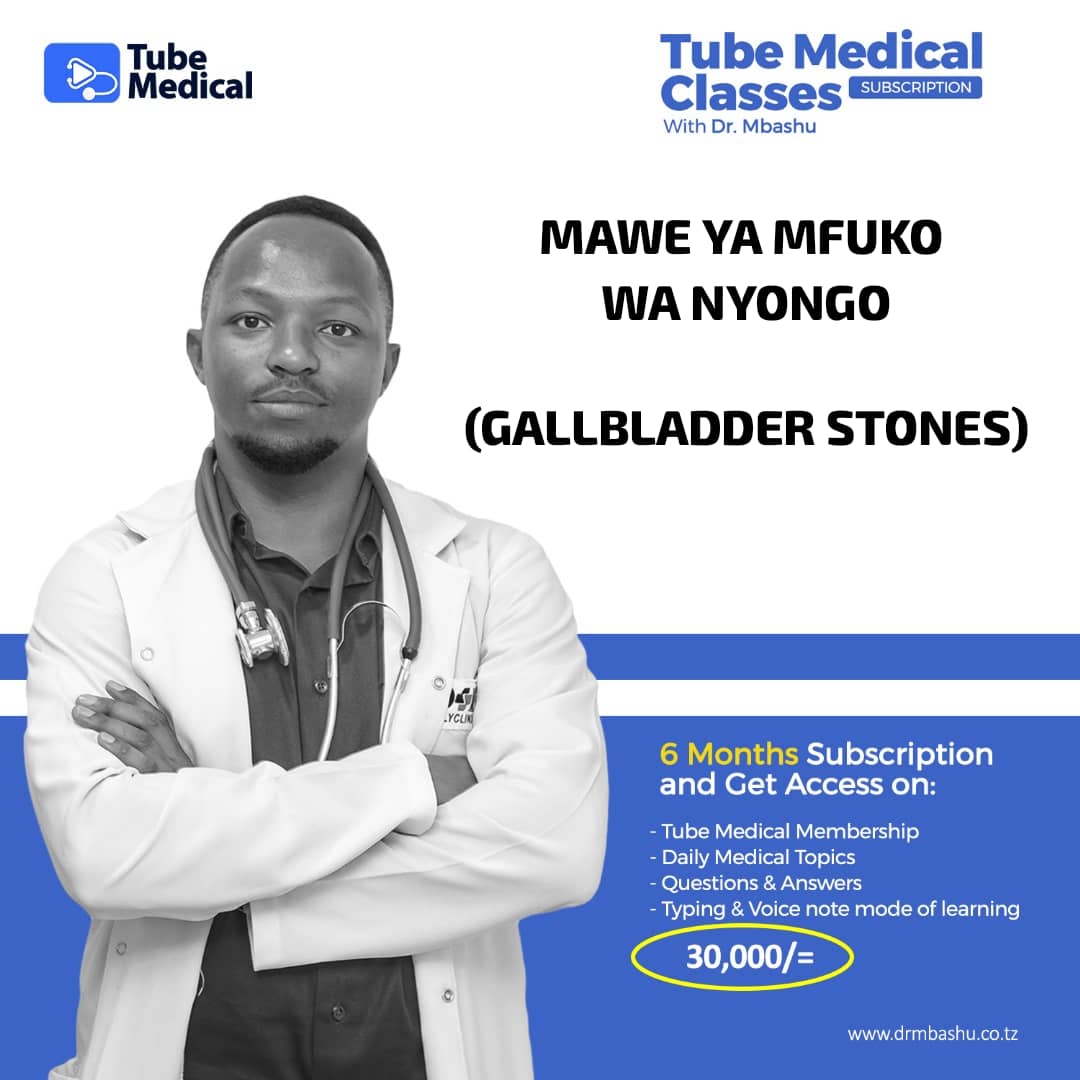 MAWE YA MFUKO WA NYONGO (GALLBLADDER STONES). Medical Consultancy Tanzania, Health Services Tanzania, Medical Clinics Dar es Salaam, Healthcare Providers Tanzania, Medical Consultation Online Tanzania, Home Medical Visits Tanzania, Full Body Check-up Tanzania, Health Talks Tanzania, Workplace Health and Safety Tanzania, Medical Tourism Tanzania, Common Health Concerns, Diabetes Management Tanzania, Hypertension Treatment Tanzania, Cardiology Services Tanzania, Pediatric Care Tanzania, Women’s Health Services Tanzania, Best Doctors in Tanzania, Affordable Healthcare Tanzania, Top Medical Consultants Tanzania, Patient Reviews Medical Services Tanzania, Book Medical Appointment Tanzania, Technology and Innovation, Telemedicine Tanzania, Online Doctor Consultation Tanzania, Medical Technology Tanzania, Digital Health Services Tanzania, EHR Systems Tanzania, Health Education and Awareness, Health Education Tanzania, Medical Awareness Campaigns Tanzania, Health Workshops Tanzania, Preventive Healthcare Tanzania, Health Tips Tanzania Mawe ya nyongo ni chembechembe ngumu zinazoundwa ndani ya kibofu cha nyongo kutokana na mafuta na chumvi zilizoko kwenye nyongo. Cholecystitis ni hali ya kuvimba kwa kibofu cha nyongo, mara nyingi kutokana na uwepo wa mawe ya nyongo.